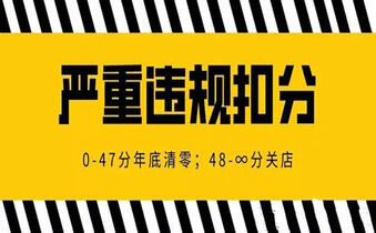 淘寶違規(guī)扣分